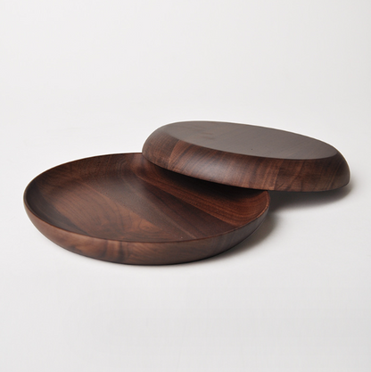 Premium Black Walnut Serving Plate